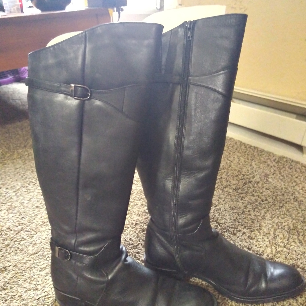 Santana Canada black leather calf boots